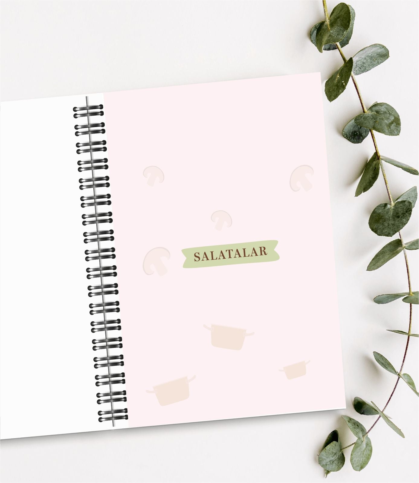 Yemek Tarif Defteri / 100 Yaprak / 15cm x 21cm