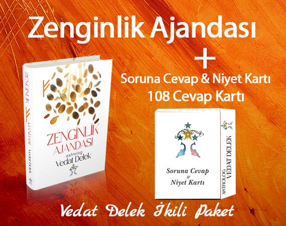 Vedat Delek İkili Set (Zenginlik Ajandası + Niyet Kartı)