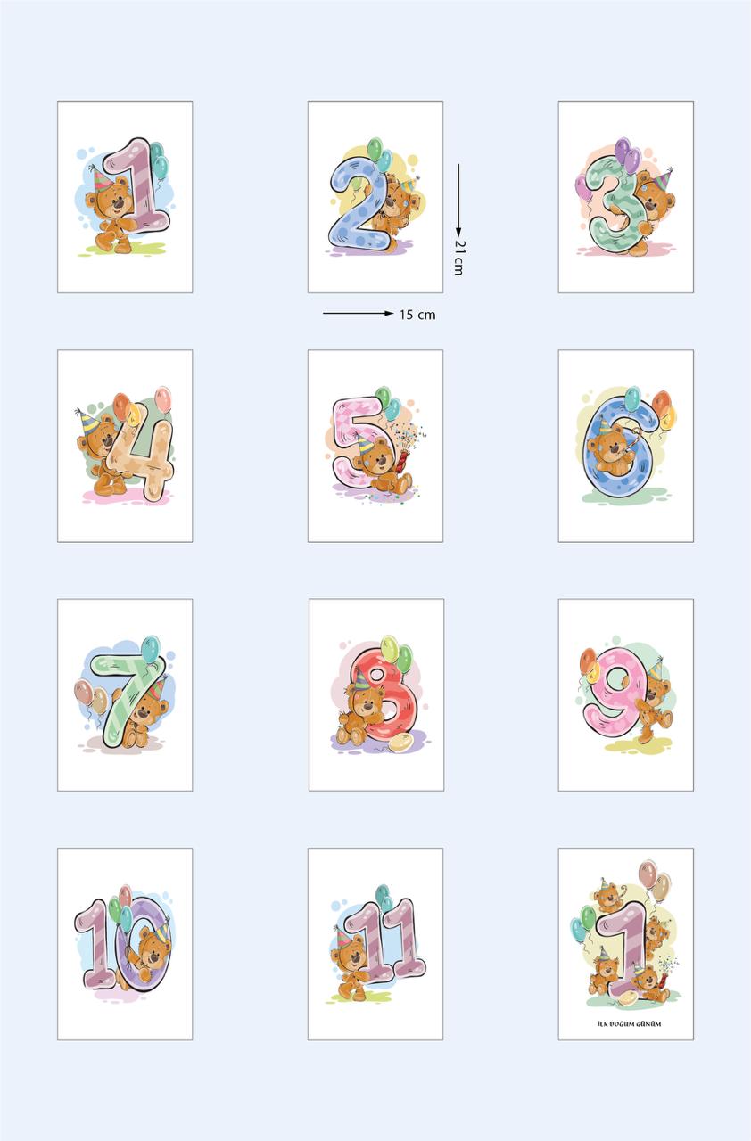 Modern Bebek Anı Defteri - İlk 1 Yıl Hamilelik Ve Anne Bebek Günlüğü - Ajandası