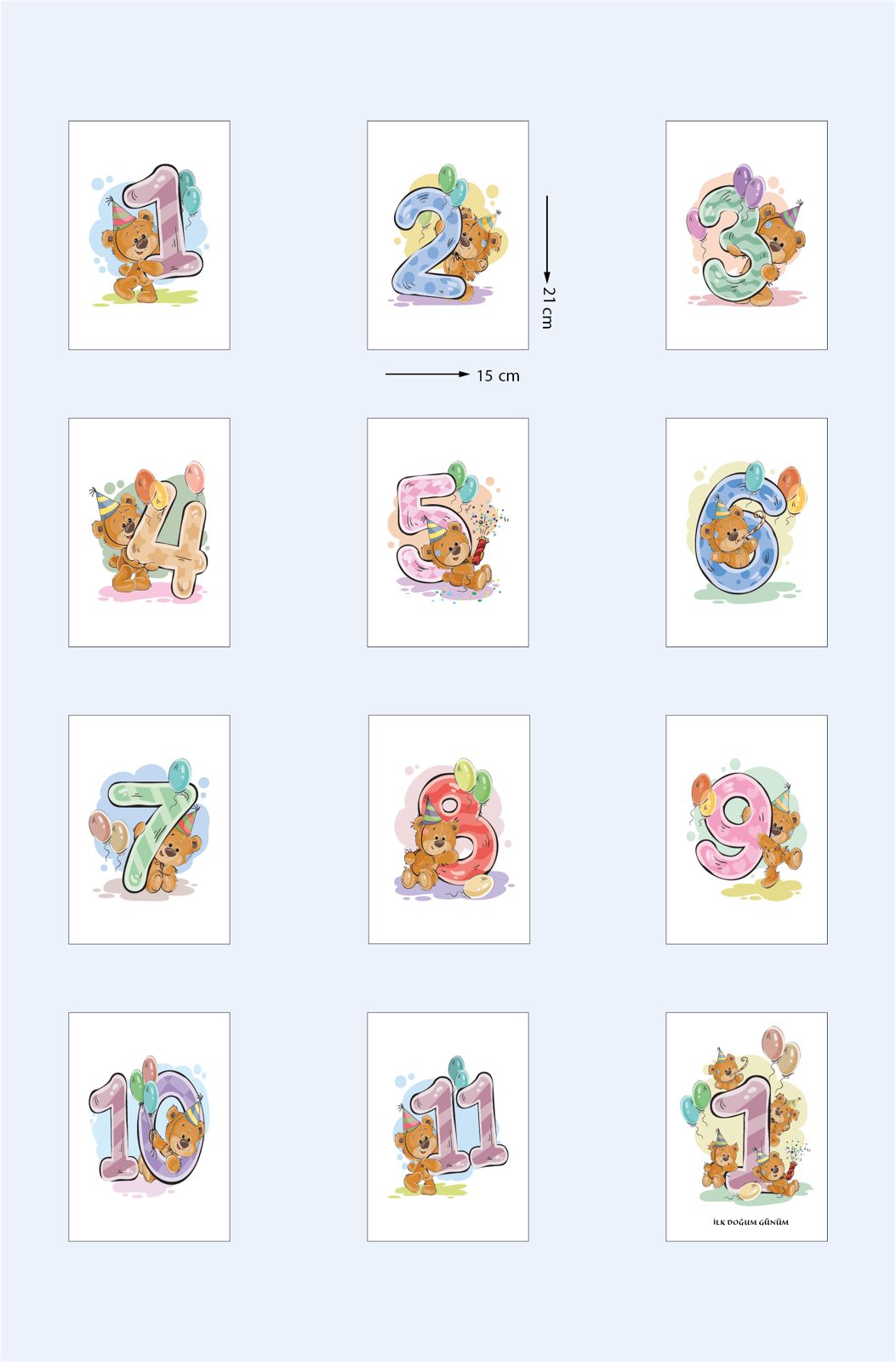 Modern Bebek Anı Defteri - Ilk 1 Yıl Hamilelik Ve Anne Bebek Günlüğü - Ajandası