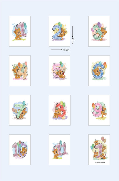 Modern Bebek Anı Defteri - Ilk 1 Yıl Hamilelik Ve Anne Bebek Günlüğü - Ajandası