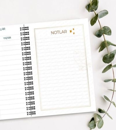Okuma Ajandası/kitap Okuma Defteri/ Not Al - Okumanı Planla | Reading Planner 80 Yaprak