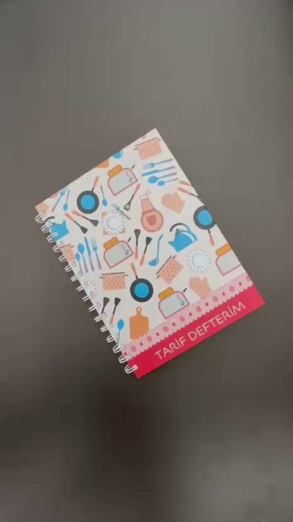 Yemek Tarif Defteri / 100 Yaprak / 15cm x 21cm