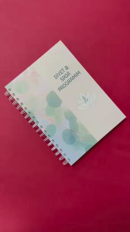 Diyet ve Spor Programı Takip Defteri & Diyet Defteri