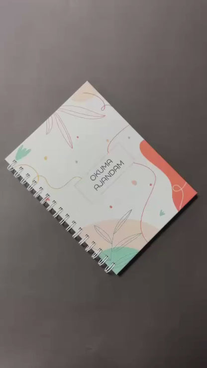 Okuma Ajandası/kitap Okuma Defteri/ Not Al - Okumanı Planla | Reading Planner 80 Yaprak