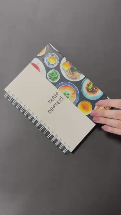 Yemek Tarif Defteri / 100 Yaprak / 15cm x 21cm