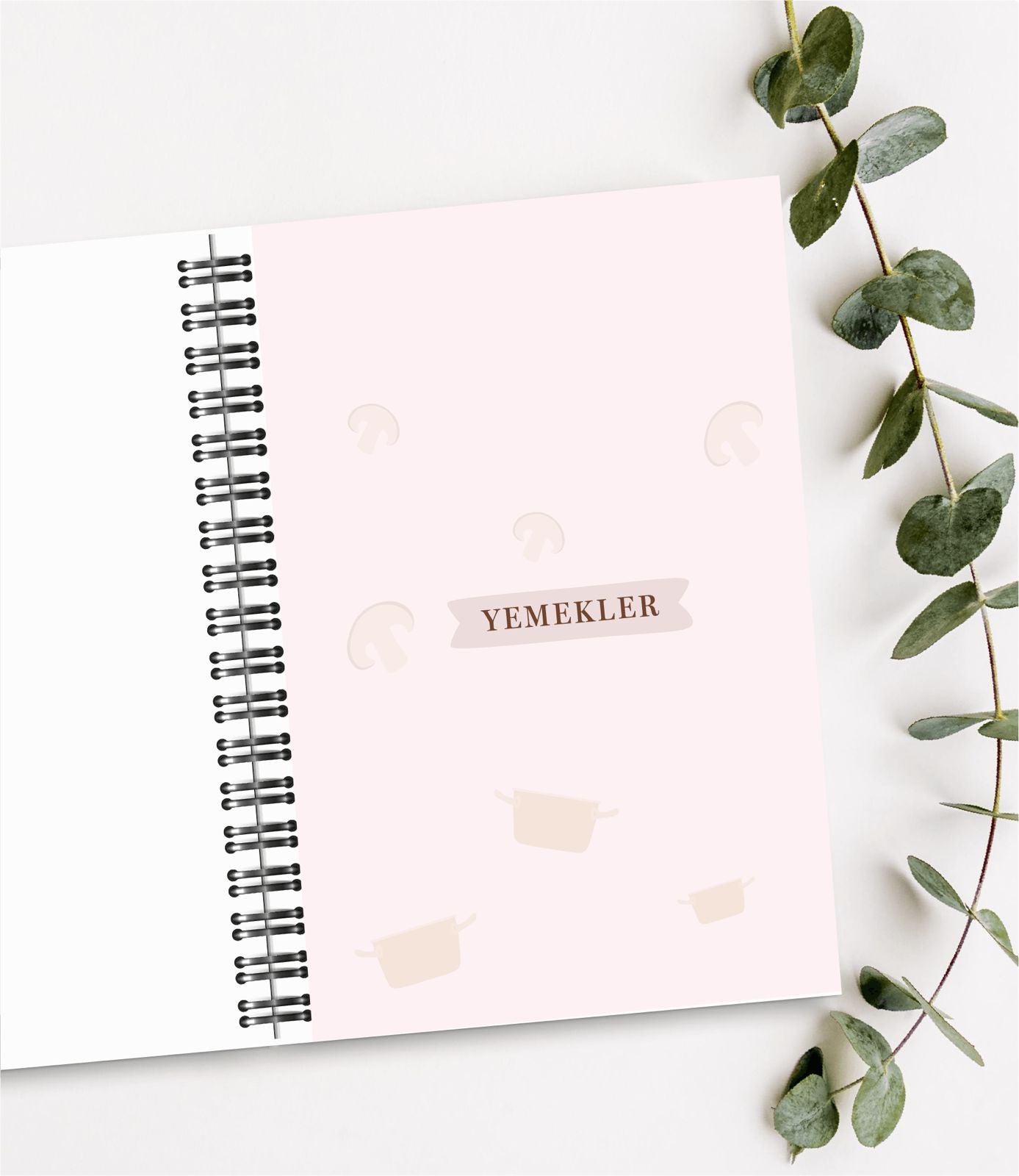 Yemek Tarif Defteri / 100 Yaprak / 15cm x 21cm