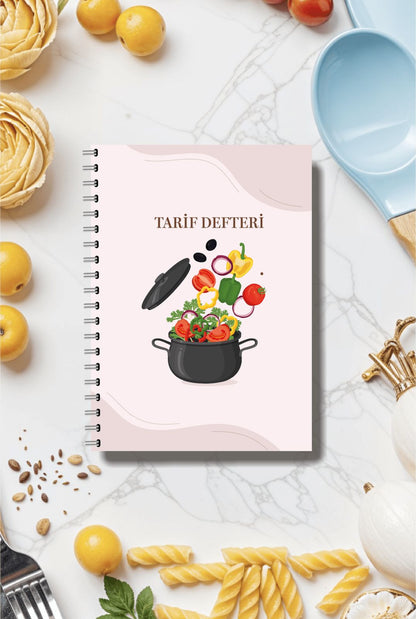Yemek Tarif Defteri / 100 Yaprak / 15cm x 21cm
