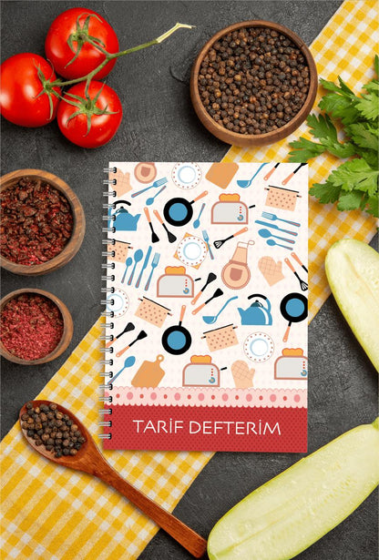 Yemek Tarif Defteri / 100 Yaprak / 15cm x 21cm